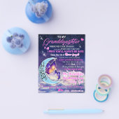Aan mijn kleindochter Butterflies Birthday Gift Id Flyer (Enkel)