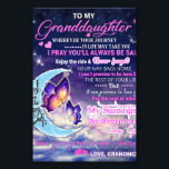 Aan mijn kleindochter Butterflies Birthday Gift Id Foto Afdruk<br><div class="desc">Aan mijn kleindochter Butterflies Birthday Gift Idee</div>