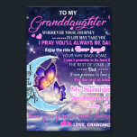 Aan mijn kleindochter Butterflies Birthday Gift Id Foto Afdruk<br><div class="desc">Aan mijn kleindochter Butterflies Birthday Gift Idee</div>