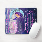 Aan mijn kleindochter Butterflies Birthday Gift Id Muismat (Met muis)