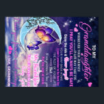 Aan mijn kleindochter Butterflies Birthday Gift Id Poster<br><div class="desc">Aan mijn kleindochter Butterflies Birthday Gift Idee</div>