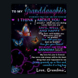 Aan mijn kleindochter Butterflies Birthday Gift Id Poster<br><div class="desc">Aan mijn kleindochter Butterflies Birthday Gift Idee</div>