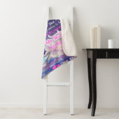 Aan mijn kleindochter Butterflies Birthday Gift Id Sherpa Deken (In situ)