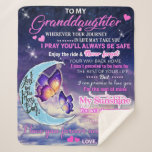 Aan mijn kleindochter Butterflies Birthday Gift Id Sherpa Deken<br><div class="desc">Aan mijn kleindochter Butterflies Birthday Gift Idee</div>