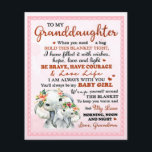 Aan mijn kleindochter Elephant Birthday Gift Idee Flyer<br><div class="desc">Aan mijn kleindochter Elephant Birthday Gift Idee</div>