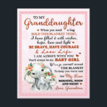 Aan mijn kleindochter Elephant Birthday Gift Idee Flyer<br><div class="desc">Aan mijn kleindochter Elephant Birthday Gift Idee</div>