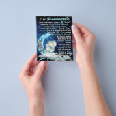 Aan mijn kleindochter Elephant Birthday Gift Idee Flyer (Hand)