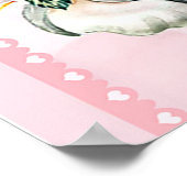 Aan mijn kleindochter Elephant Birthday Gift Idee Poster (Hoek)