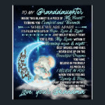 Aan mijn kleindochter Elephant Birthday Gift Idee Poster<br><div class="desc">Aan mijn kleindochter Elephant Birthday Gift Idee</div>