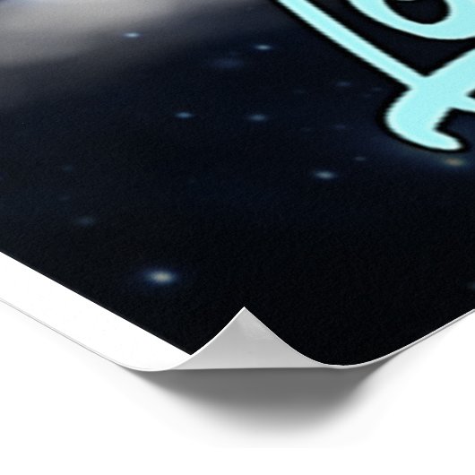 Aan mijn kleindochter Elephant Birthday Gift Idee Poster (Hoek)