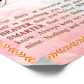 Aan mijn kleindochter Gift, Cute Butterfly Lover C Poster (Hoek)