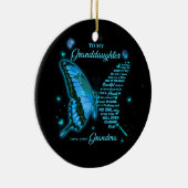 Aan mijn kleindochter keramisch ornament (Rechts)