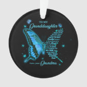 Aan mijn kleindochter ornament (voorkant)