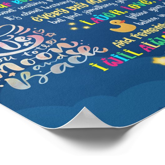 Aan mijn kleindochter poster (Hoek)