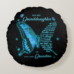 Aan mijn kleindochter rond kussen