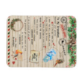 Aan mijn kleinzoon Gift, Grandson en opa, vogellie Magneet (Horizontaal)