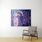 Aan Mijn Kleinzoon Vlinders Verjaardagscadeau Idee Wandkleed (In Situ (horizontaal))