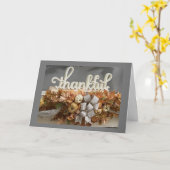 AAN "MIJN LERAAR" MET KERST KAART (Gele Bloem)