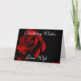 AAN MIJN LIEVE VROUW WENSKAART BEDANKKAART