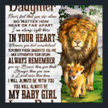 Aan mijn Lion Daughter Gift, Daughter Birthday Gif Poster<br><div class="desc">Aan mijn Lion Daughter Gift,  Daughter Birthday Gift</div>