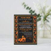 Aan mijn mam Gift, mam en zoon, Ice Hockey Mam Kaart (Staand voorkant)