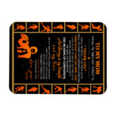 Aan mijn mam Gift, mam en zoon, Ice Hockey Mam Magneet (Horizontaal)