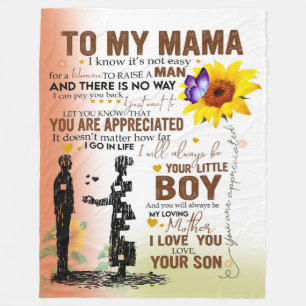 aan mijn mama deken van dochter, geschenk voor moe