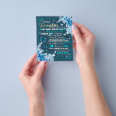 Aan mijn mama Gift, Daughter en Mam, Butterfly Lov Flyer (Hand)