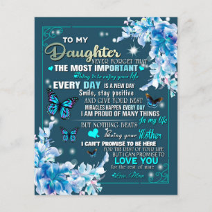 Aan mijn mama Gift, Daughter en Mam, Butterfly Lov Flyer