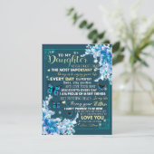 Aan mijn mama Gift, Daughter en Mam, Butterfly Lov Kaart (Staand voorkant)