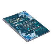 Aan mijn mama Gift, Daughter en Mam, Butterfly Lov Notitieboek (Rechterzijde)