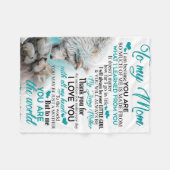 Aan mijn mama wolf deken, geschenk voor mam deken (Voorkant (Horizontaal))