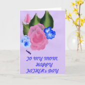 AAN MIJN MAMMA   GELUKKIG Vaderdag Kaart (Gele Bloem)