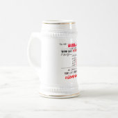 Aan mijn man bierpul (Voorkant links)