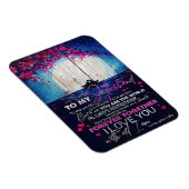 Aan mijn man: Birthday Gift | Brief aan de echtgen Magneet (Rechterzijde)