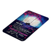 Aan mijn man: Birthday Gift | Brief aan de echtgen Magneet (Linkerzijde)