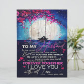 Aan mijn man: Birthday Gift | Brief aan de echtgen Menu (Staand voorkant)