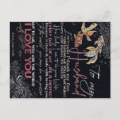 Aan mijn man brief | Beste Vaderdag Cadeau | Briefkaart (Voorkant)