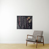 Aan mijn man brief | Beste Vaderdag Cadeau | Wandkleed (In Situ (horizontaal))