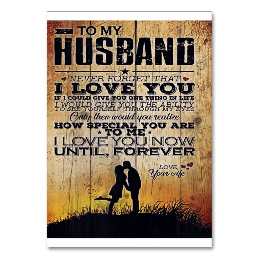 Aan mijn man brief | Bruto cadeau voor Man Kaart (Voorkant)