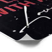 Aan mijn man brief | Cute Cadeau | Poster (Hoek)