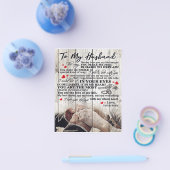 Aan mijn man brief | Nieuw thuisdecor Flyer (Enkel)