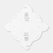 Aan mijn man bruiloft verjaardag toevoegen naam da bedankdoosjes (Uitgevouwen)