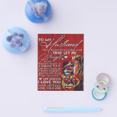 Aan mijn man Gift, Beste Vakantie Cadeau Flyer (Enkel)