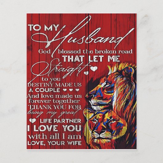 Aan mijn man Gift, Beste Vakantie Cadeau Flyer (Voorkant)