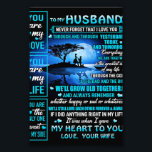 Aan mijn man Gift, Cute Husband Birthday Gift Foto Afdruk<br><div class="desc">Aan mijn man Gift,  Cute Husband Birthday Gift</div>