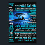 Aan mijn man Gift, Cute Husband Birthday Gift Foto Afdruk<br><div class="desc">Aan mijn man Gift,  Cute Husband Birthday Gift</div>