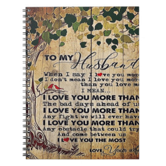 Aan mijn man Gift, New House Decor Notitieboek