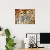 Aan mijn man Gift, New House Decor Poster (Thuiskantoor)