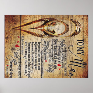 Aan mijn man Gift, New House Decor Poster